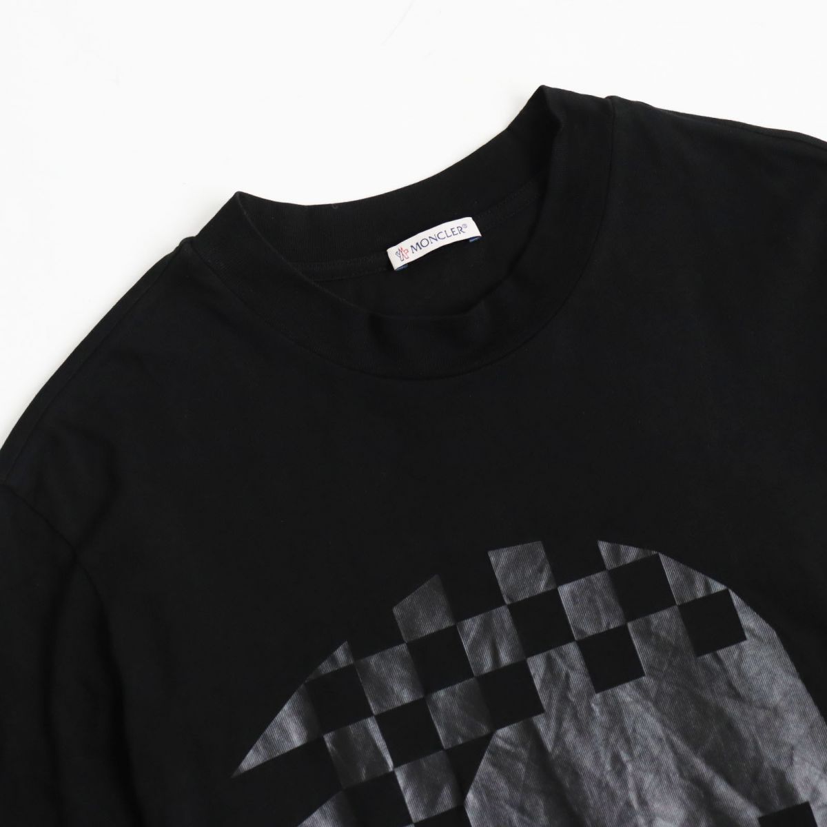 美品○2021年製 MONCLER モンクレール LS TSHIRT プリント/刺繍入り 