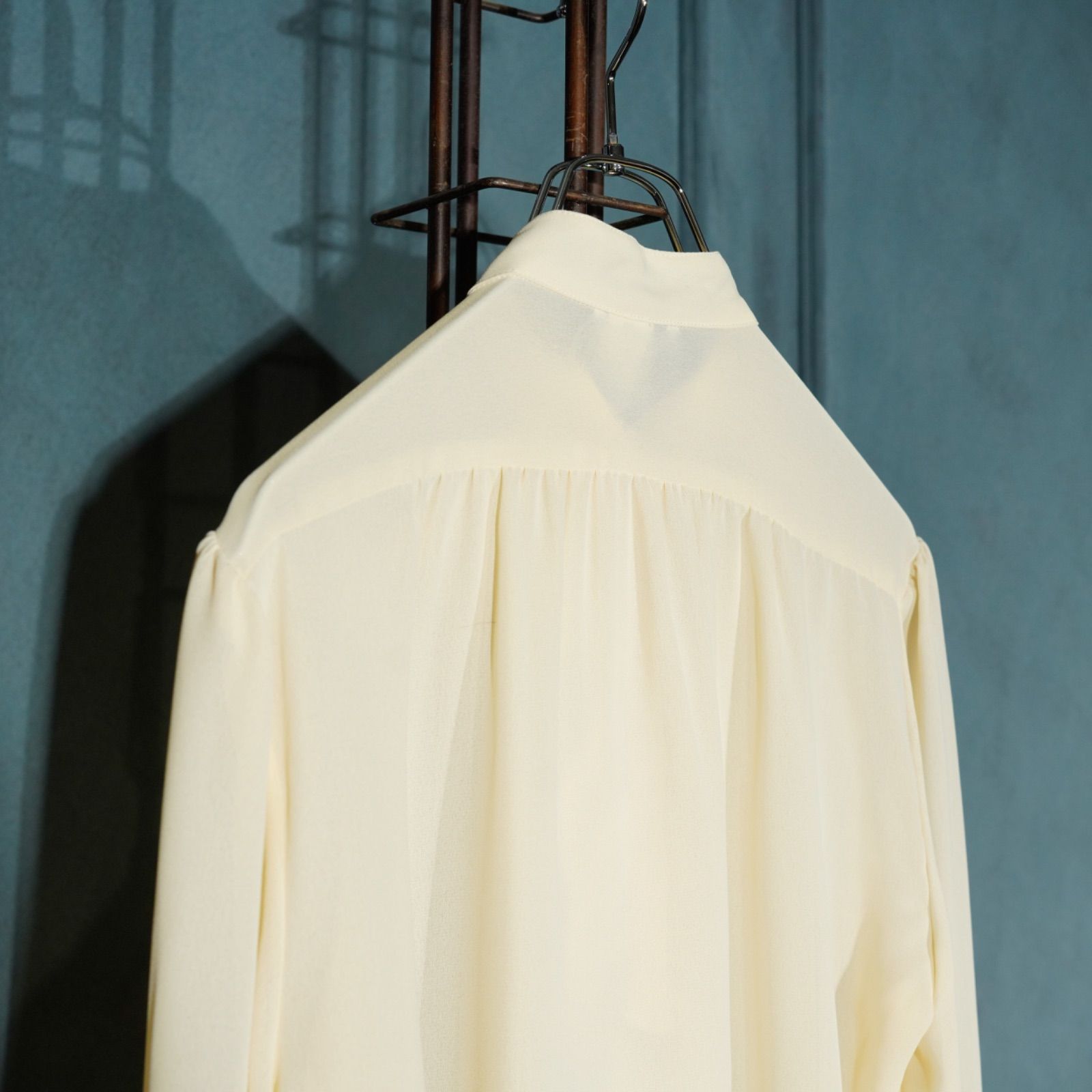 BLOUSE|アメリカ古着フリルタイデザインブラウス