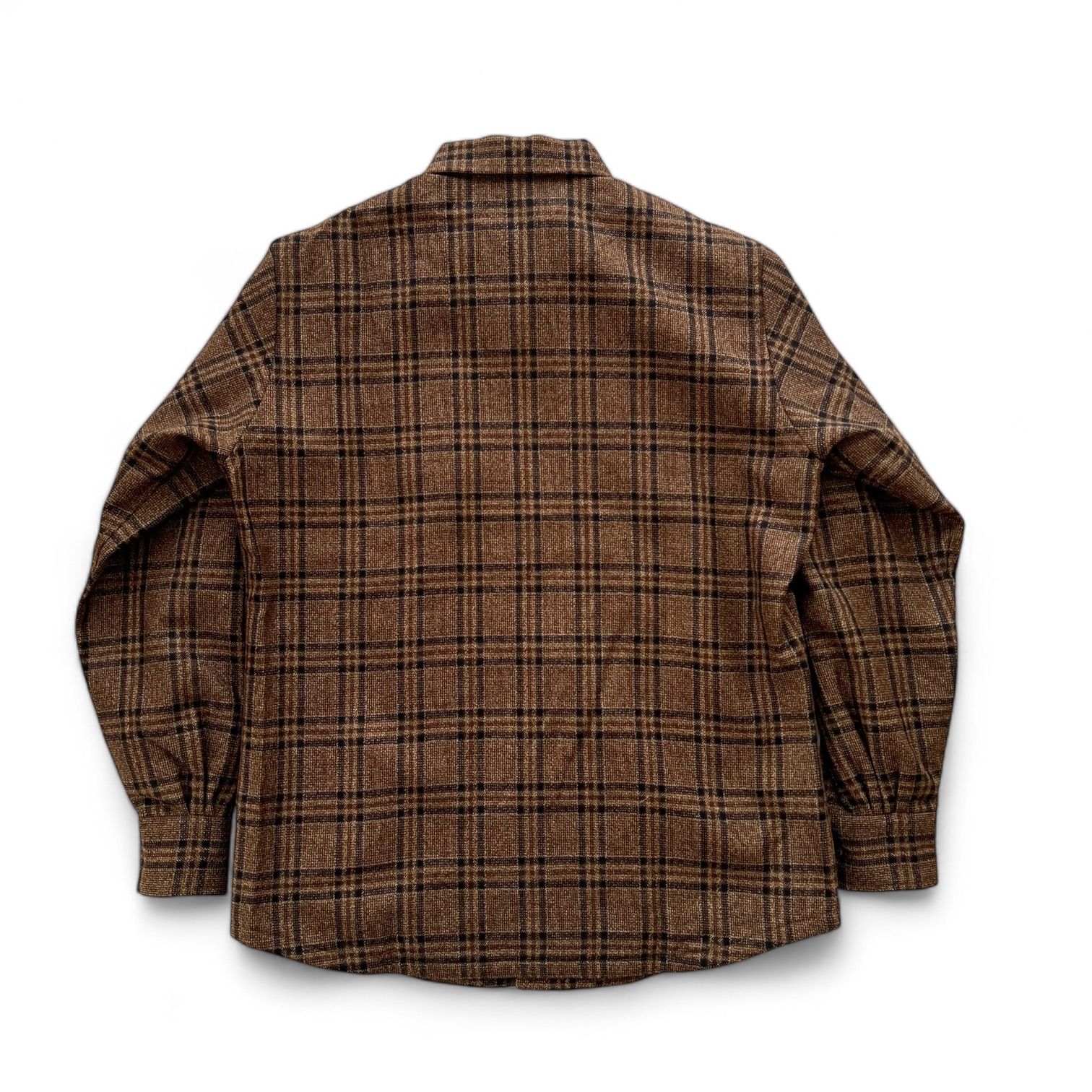 ペンドルトン PENDLETON USA製 ウール100 エルボーパッチL/S