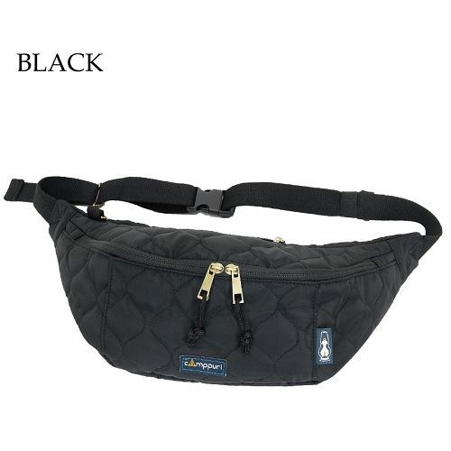 美品 813 UGG ナイロン キルティング ボディバッグ ウエストバッグ 黒 ボディバッグ 撥水 レディース ワンショルダーバッグ ウエスト