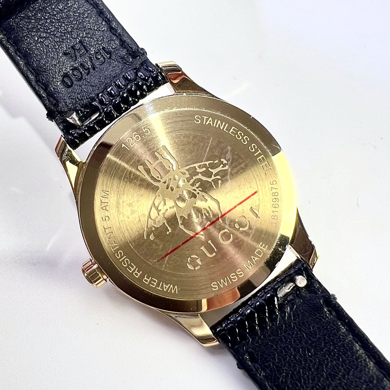 青文字盤 腕時計