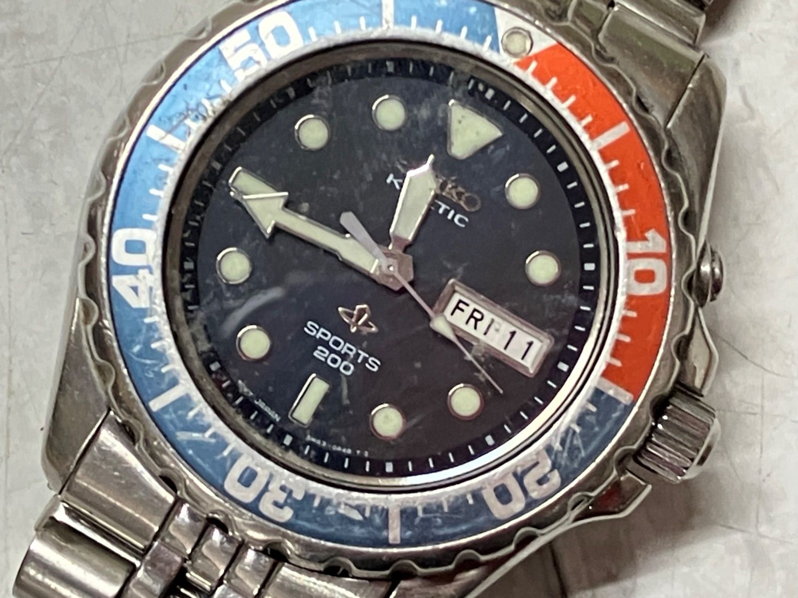 11. SEIKO セイコー 腕時計 KINETIC キネティック SPORTS