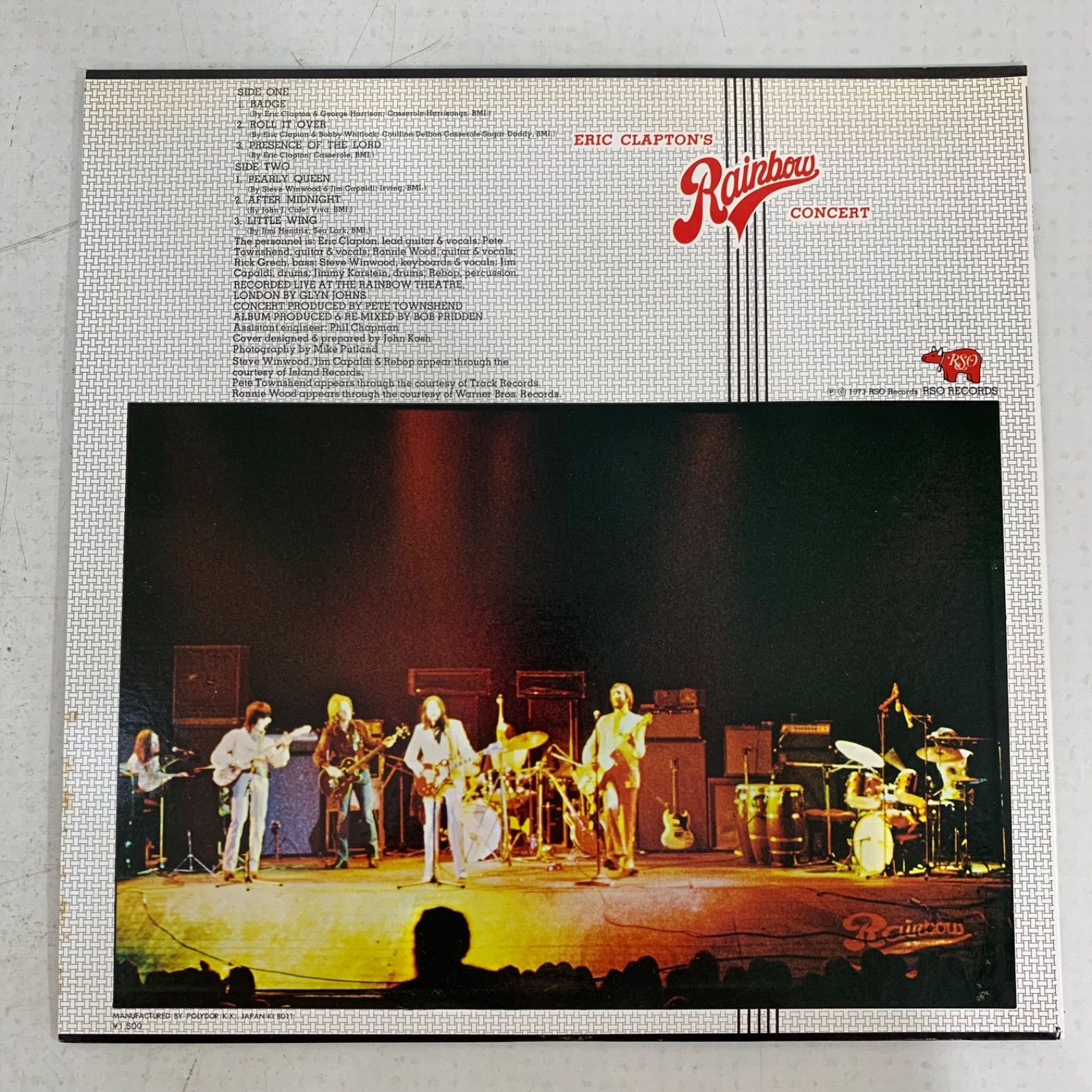 エリック・クラプトン/CLAPTON【レコード：超音波洗浄済】 エリック・クラプトン/CLAPTON【レコード：超音波洗浄済