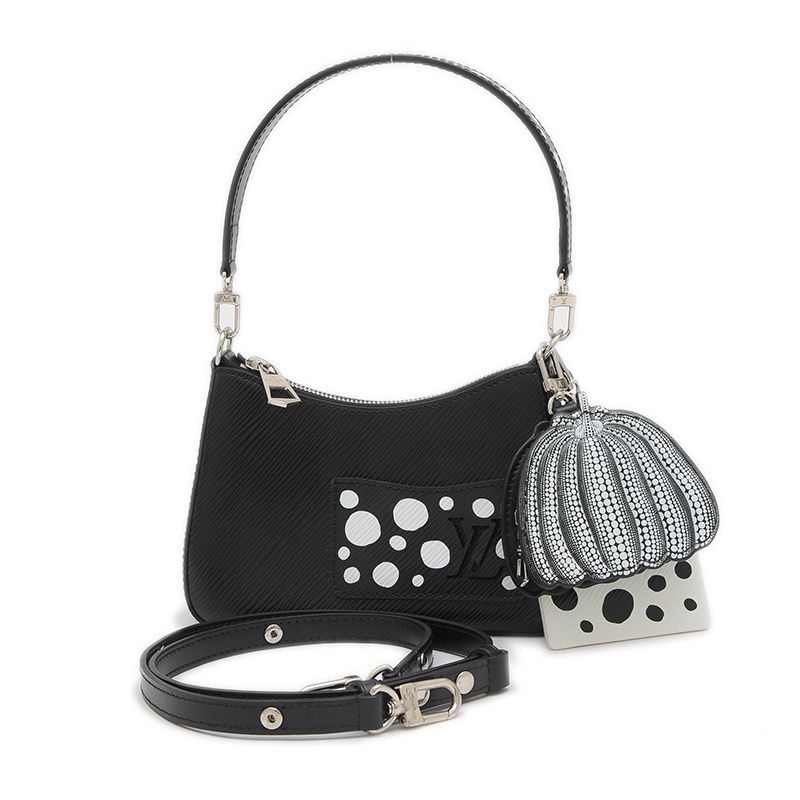 未使用品⭐︎ルイヴィトン 草間彌生 エピ マレリーニ バッグ ブラック ルイ・ヴィトン LV×YK 草間彌生 エピ マレリーニ 2WAYバッグ ブラック