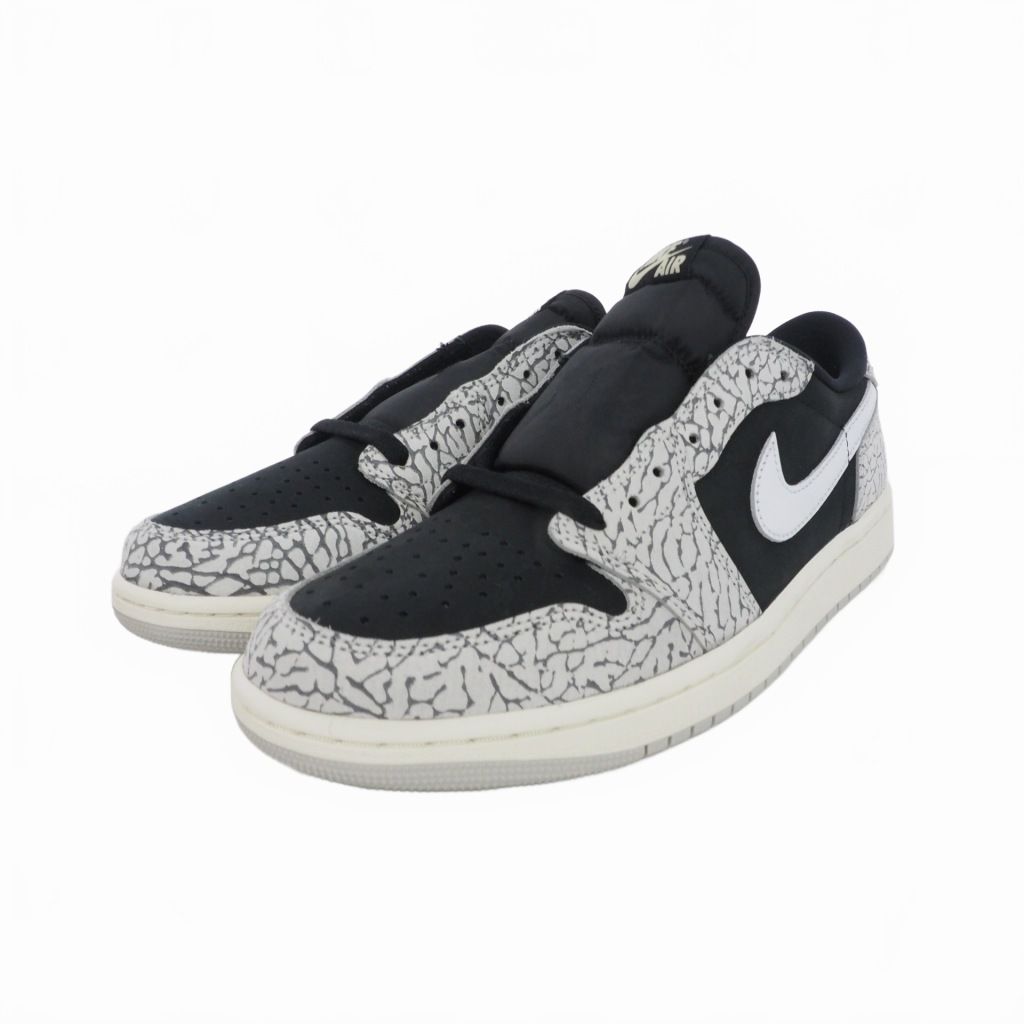 ナイキ NIKE Air Jordan 1 Retro Low OG Black Cement エアジョーダン1 レトロ ロー OG ブラックセメント  スニーカー 28㎝ US10 マルチカラー CZ0790 001 - メルカリ