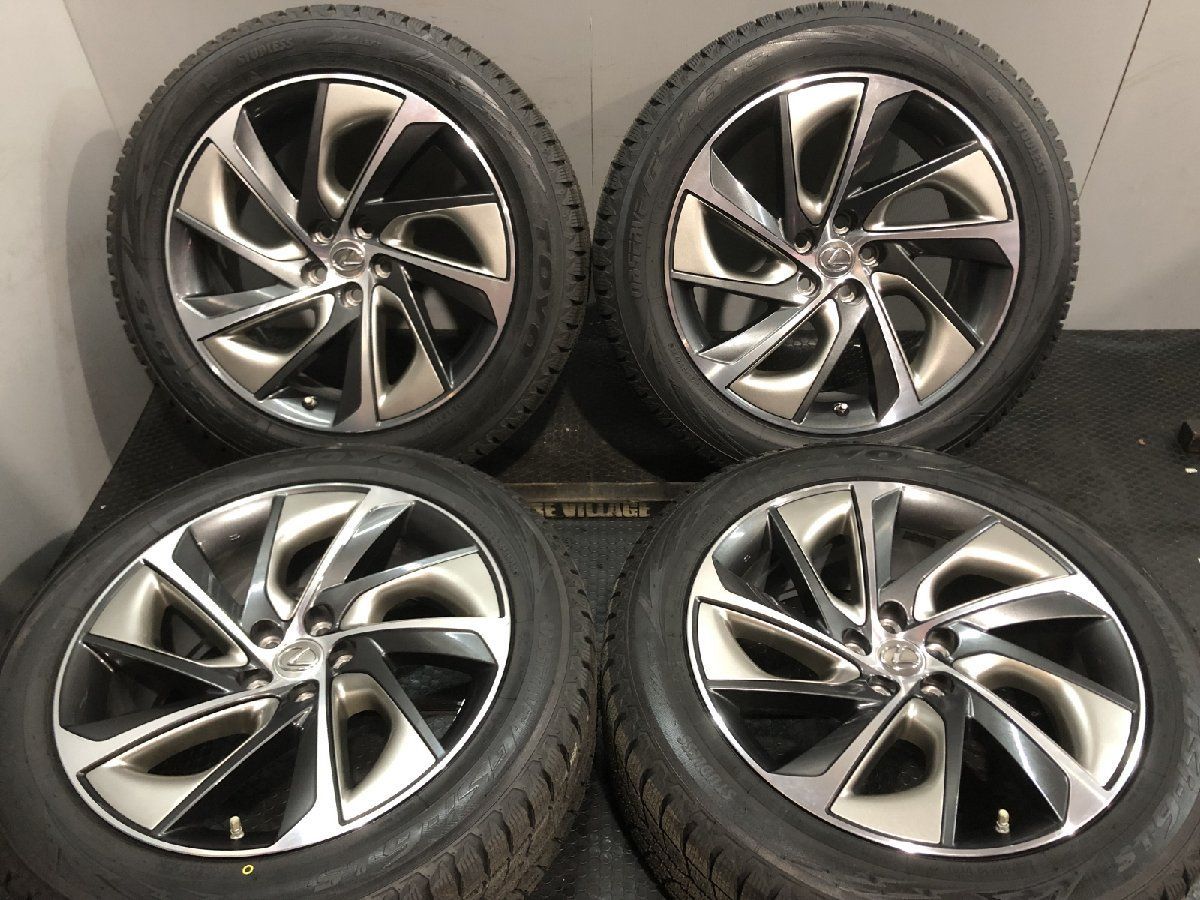 レクサス RX 純正セレクタブルー 235/55R20 ホイールタイヤ4本セット