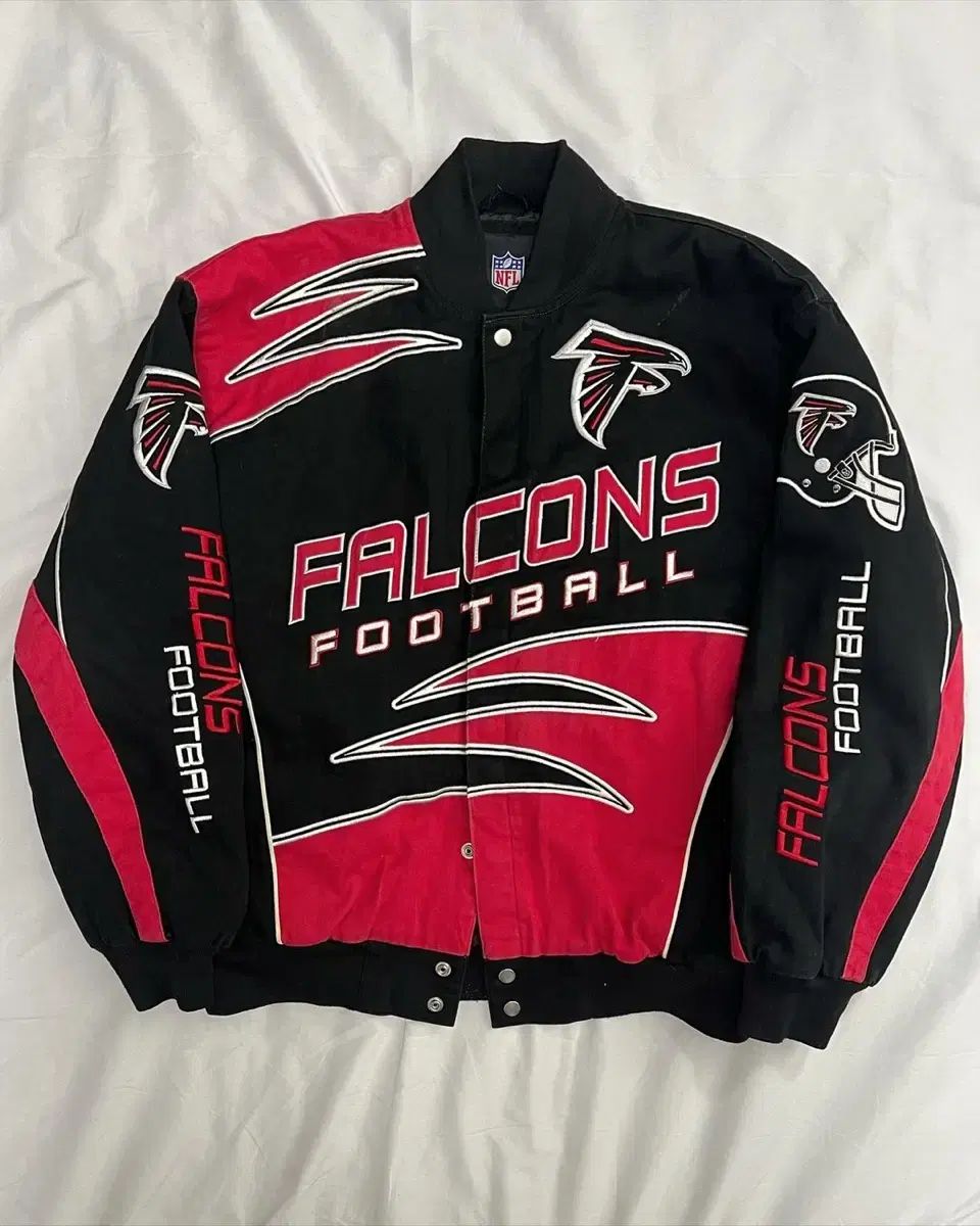 【雷市場（ポンジャン）商品韓国直送】 NFL アトランタ ファルコンズ ライダースジャケット レーシングジャケット