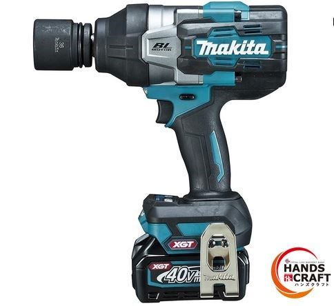 マキタ makita 40Vmax 充電式インパクトレンチ TW001GRDX バッテリBL4025×2本 充電器DC40RA ケース ソケット別売 純正 ♥品