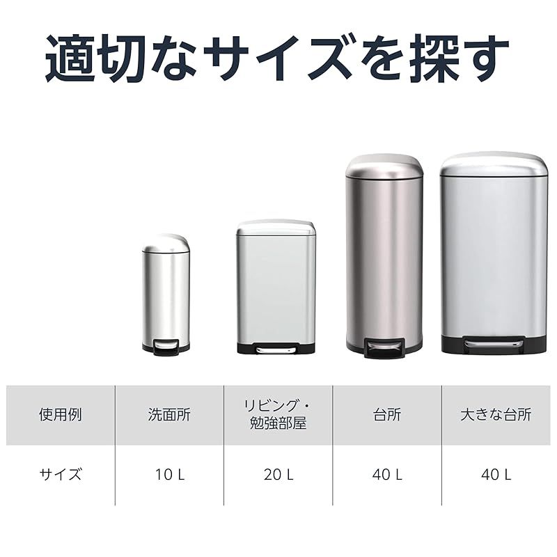 ふた付き ペダル付き
