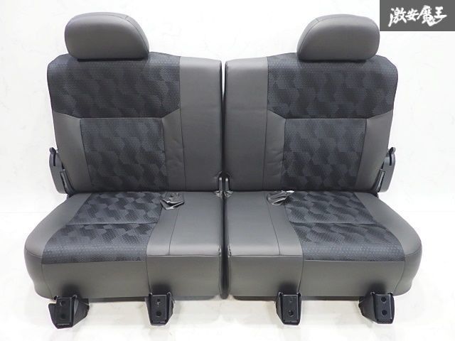 新車外し 日産 純正 E26 キャラバン NV350 グランド GX 後期 ハーフレザー セカンドシート リア リヤ シート 後部座席 2列目