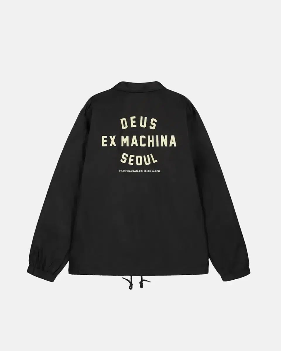 DEUS EX MACHINA デウスエクスマキナ エックス Deus Ex Machina デウスエクスマキナ コリア カレッジ COACH コーチ ジャケット 黒