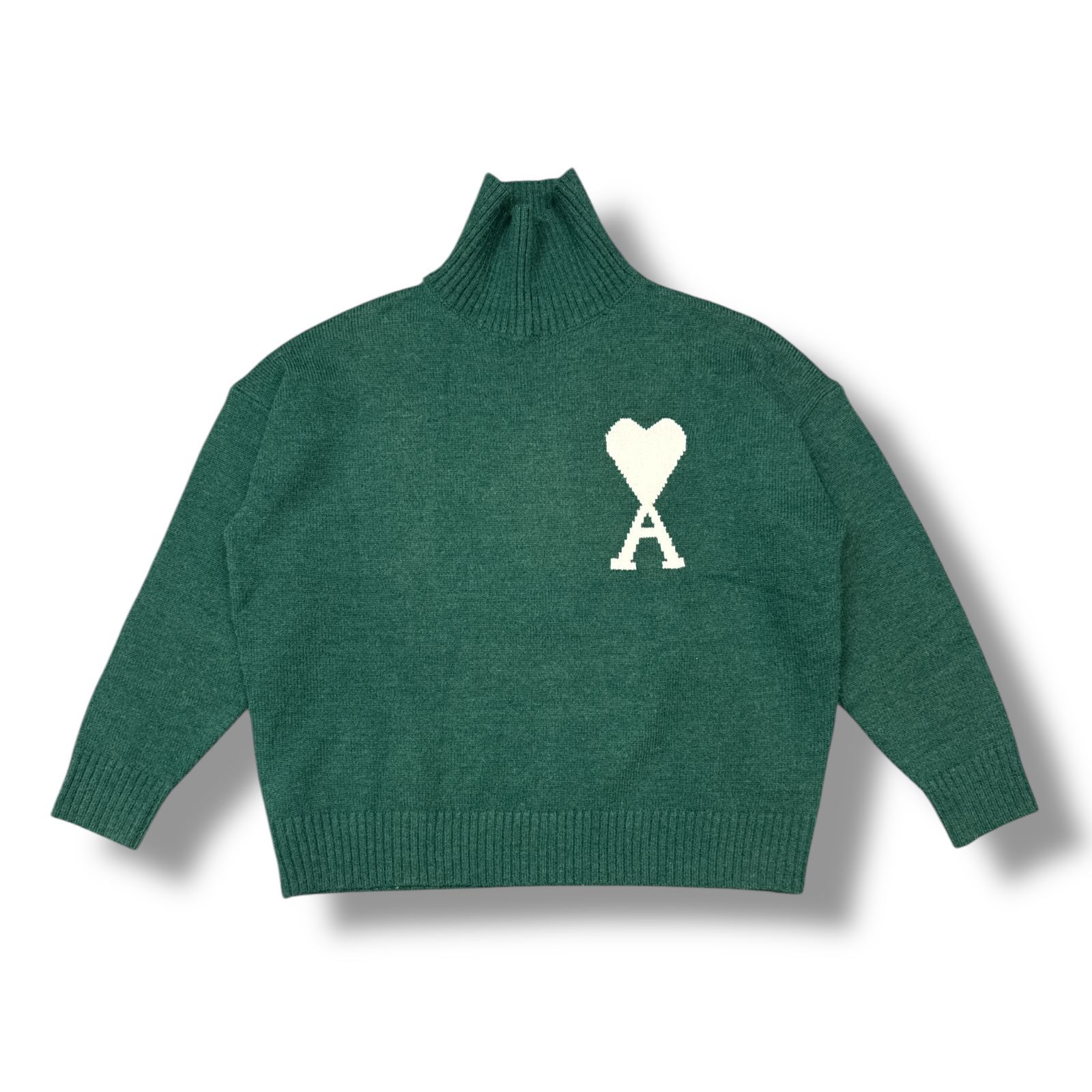 ami タートルネック　XL ブラック ウール Ami De Coeur タートルネック セーター