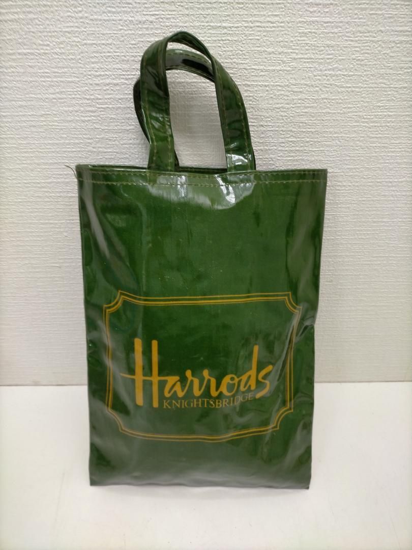 Harrods ハロッズ トートバッグ × 2（グリーン・テディベア