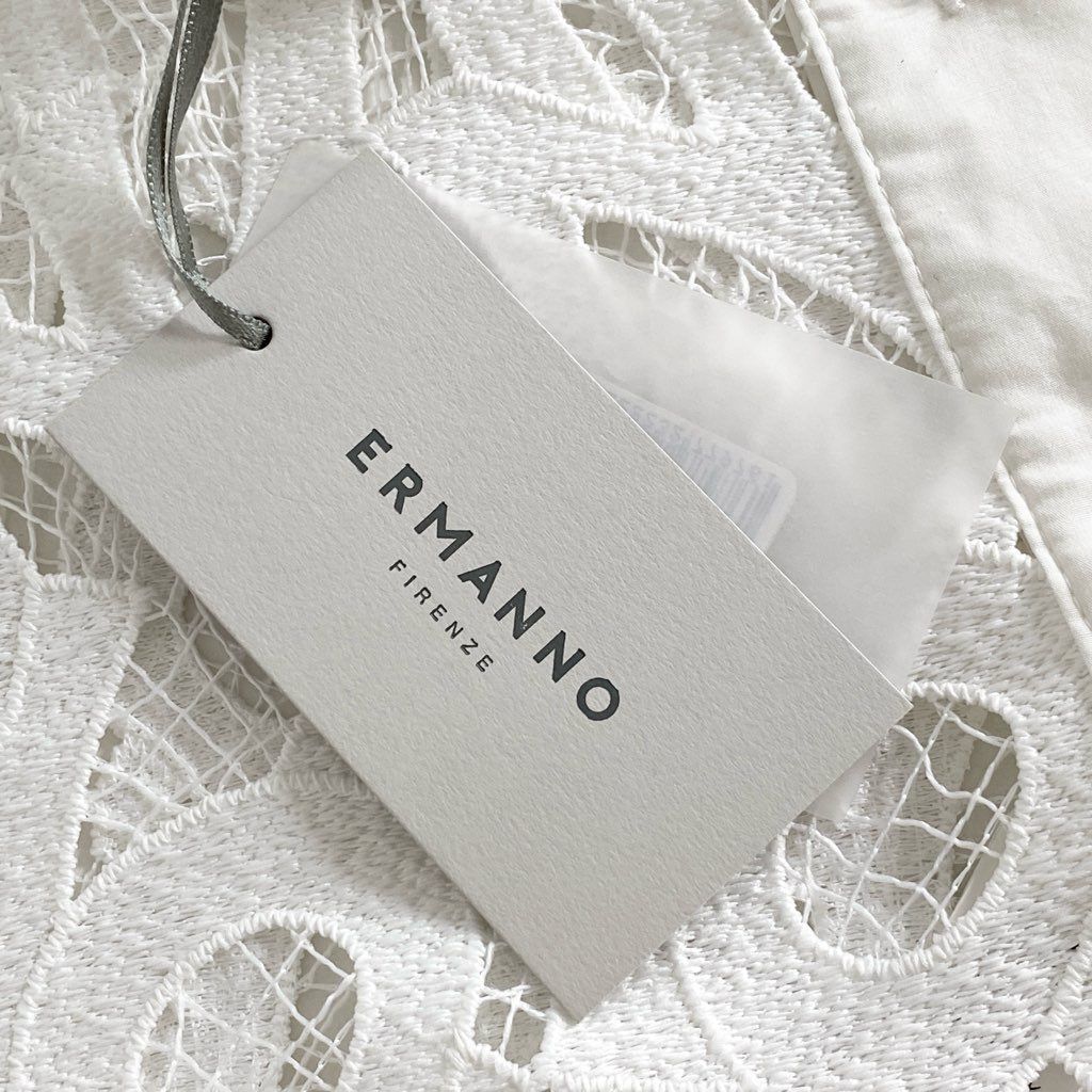 81i11 【イタリア製】ERMANNO FIRENZE エルマンノ フィレンツェ レース