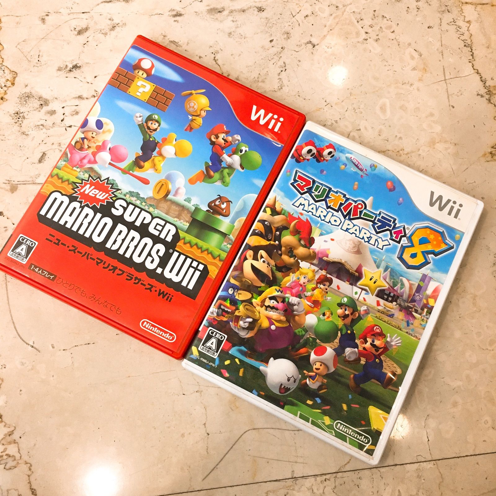 New Super Mario Bros. Wii & マリオパーティ8 セット