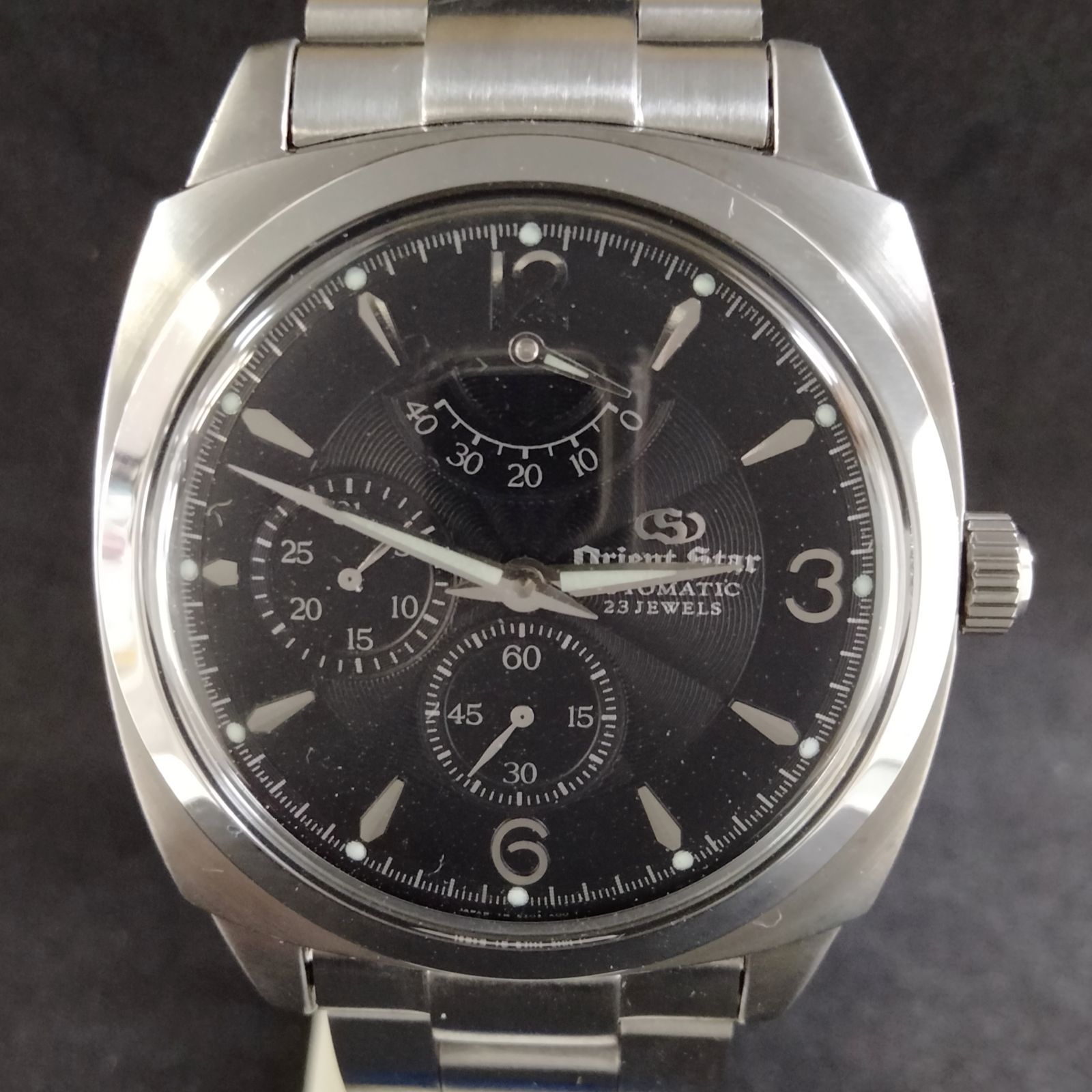ORIENT STAR オートマチック WZ0051EZ スモールセコンド 黒文字盤