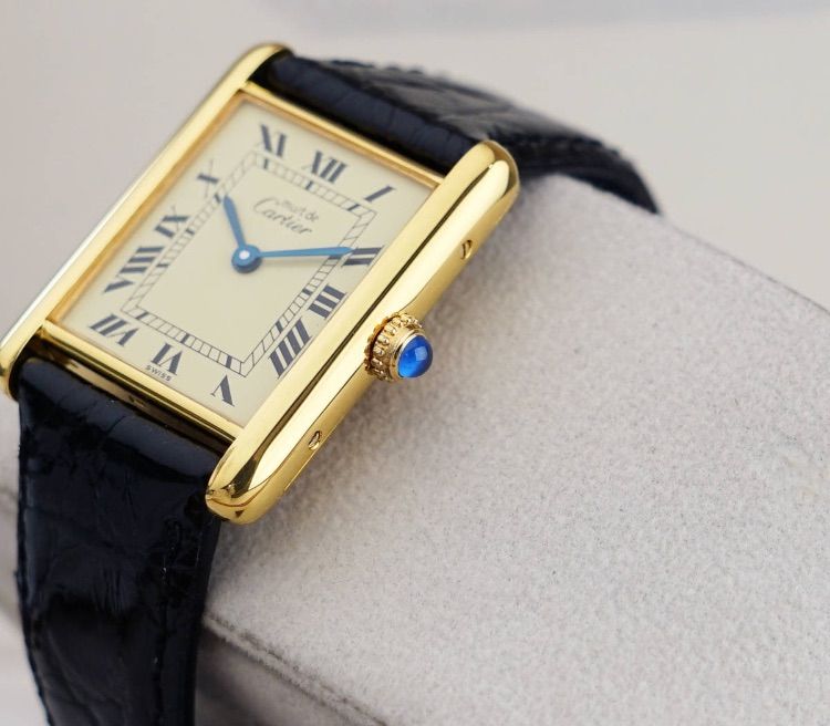 美品 カルティエ マスト タンク アイボリー ローマン LM Cartier ...