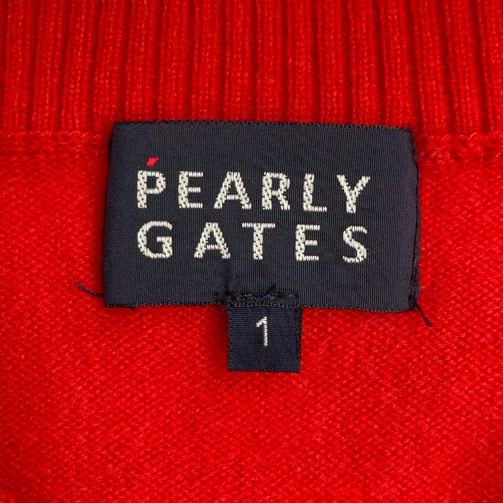 サイズ：1 PEARLY GATES パーリーゲイツ クルーネック ニットセーター