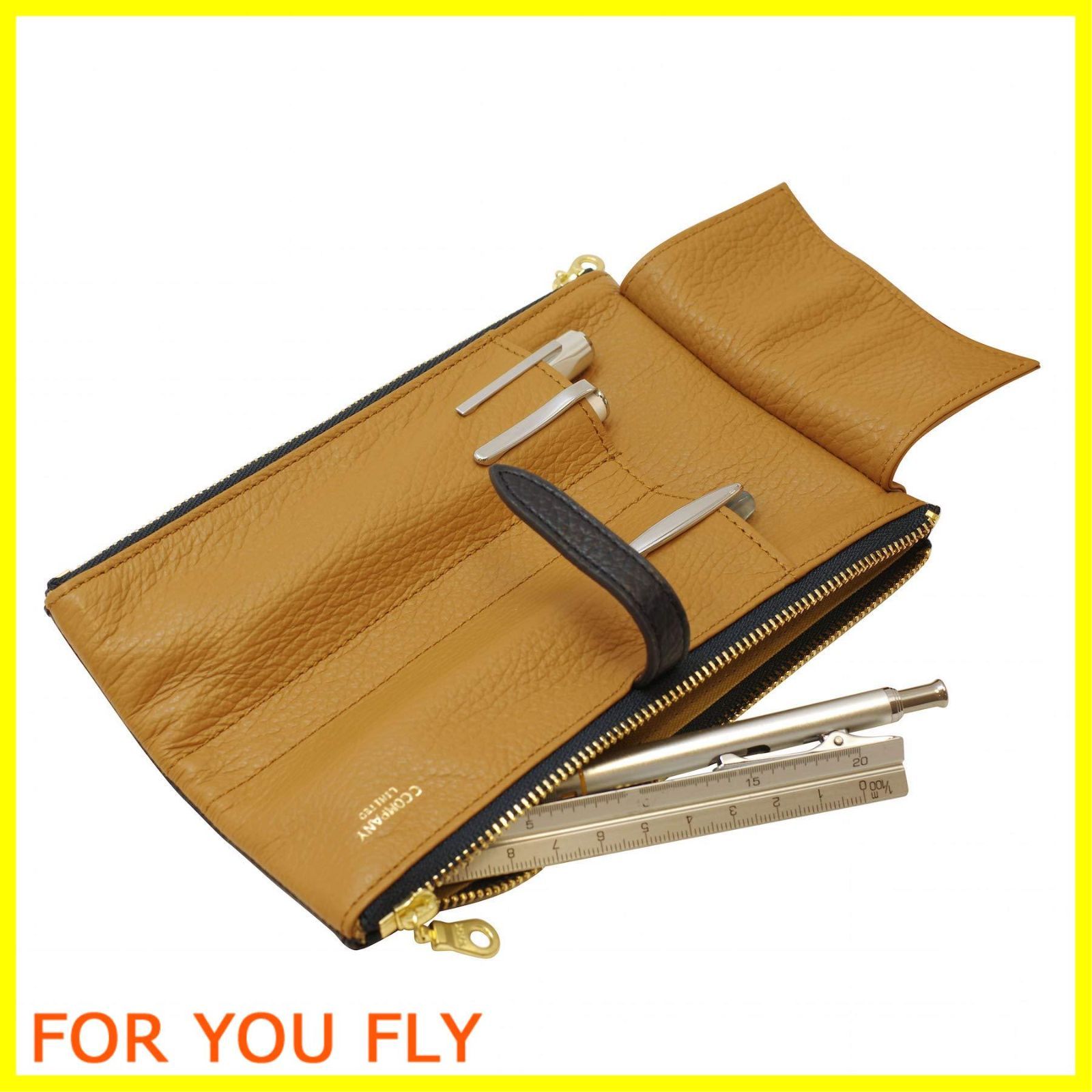 C COMPANY LIMITED レザー筆箱 ブラウン C-Company/シー