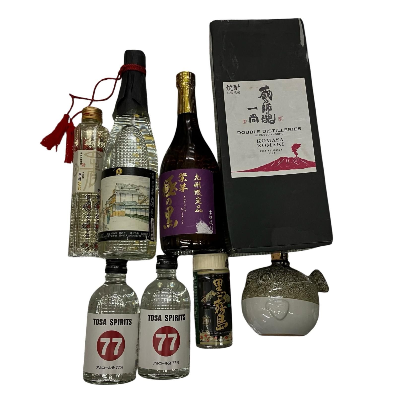 【希少焼酎含む】九州 本格焼酎・スピリッツ9本まとめ売りセット 希少焼酎含む】九州 本格焼酎・スピリッツ9本まとめ売りセット
