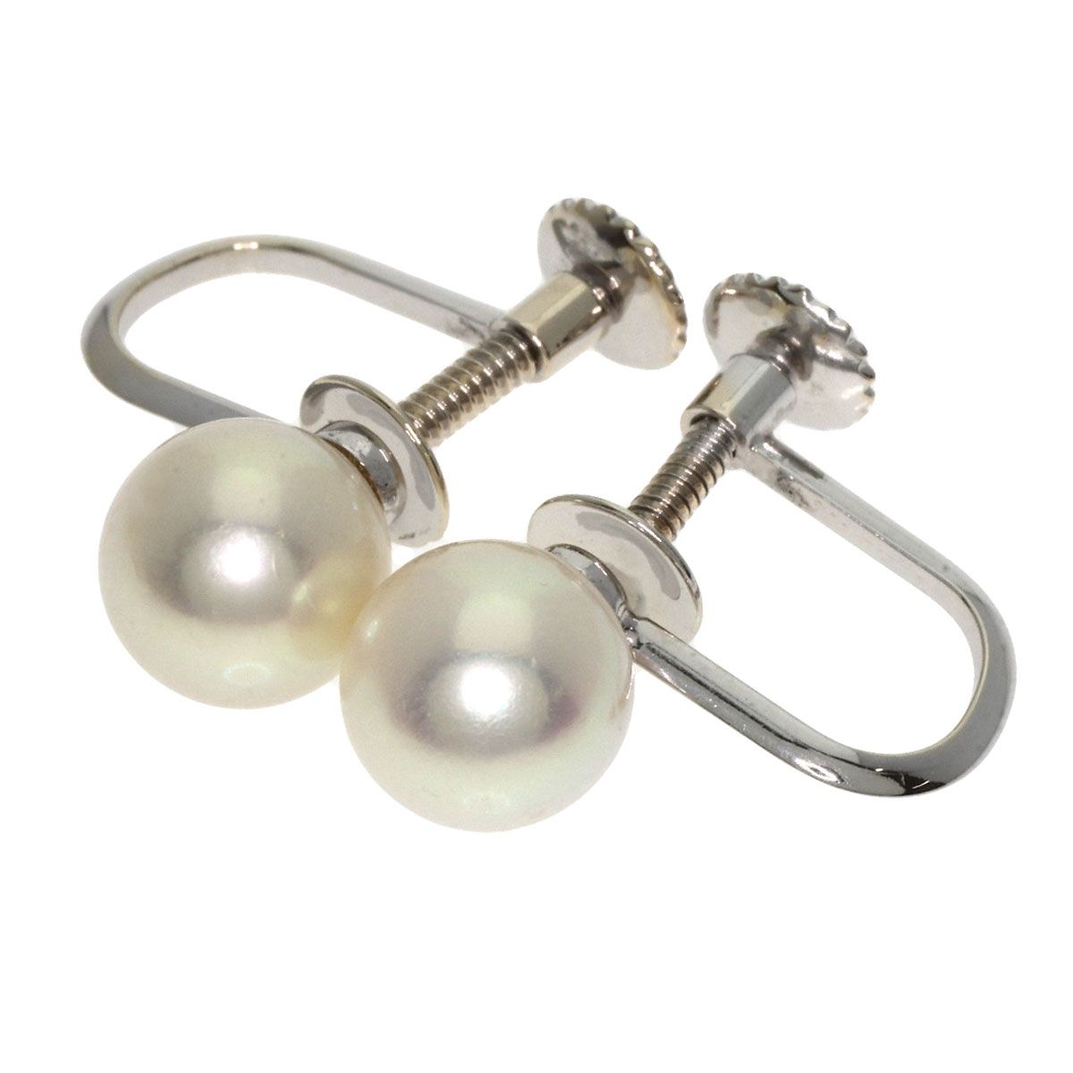 TASAKI タサキ パール K18WGイヤリング SV金具ネックレス セット TASAKI タサキ パール K18WGイヤリング SV金具ネックレス セット
