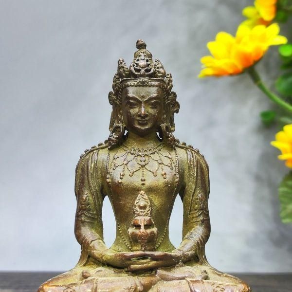 銅製 地蔵王菩薩 仏像 礼仏 供養 装飾品 工芸品 美術品 銅製 地蔵王菩薩 仏像 礼仏 供養 装飾品 工芸品 美術品