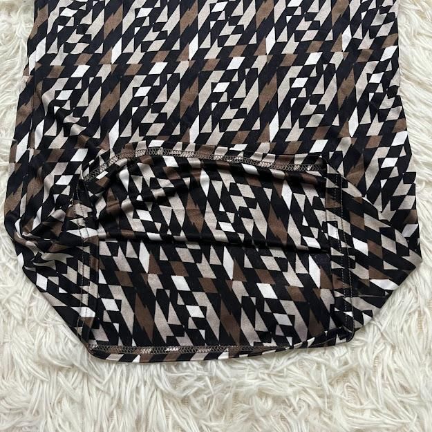 FENDI フェンディ 総柄 半袖 カットソー ズッカ柄 42 XL ブラック 