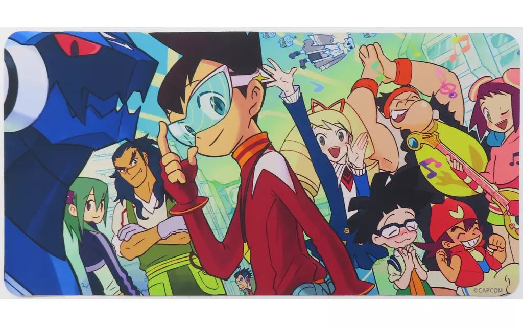 カプくじ　流星のロックマン　デスクマット　オールキャラ カプくじオンライン on X: 