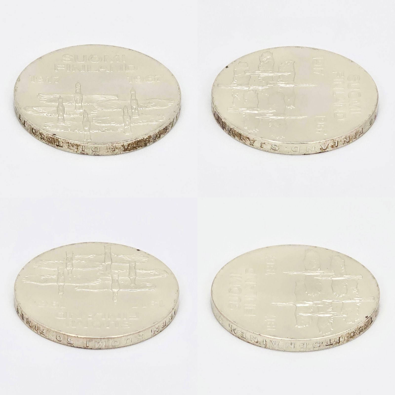 フィンランド硬貨 カレワラ マルッカ銀貨