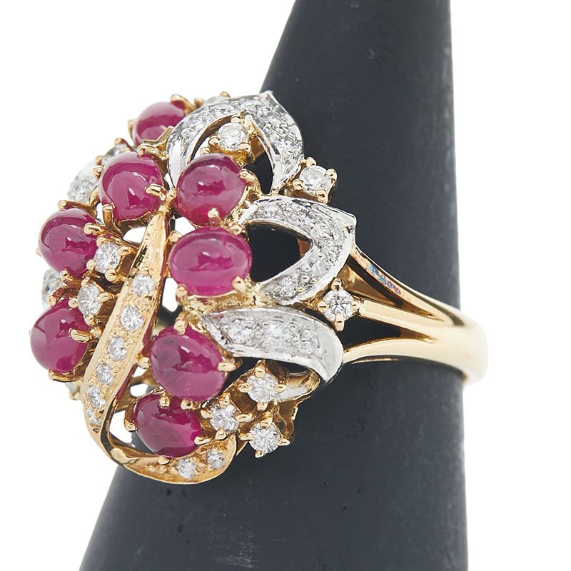 K18YG イエローゴールド Pt900 プラチナ コンビ レディース 1-0235820