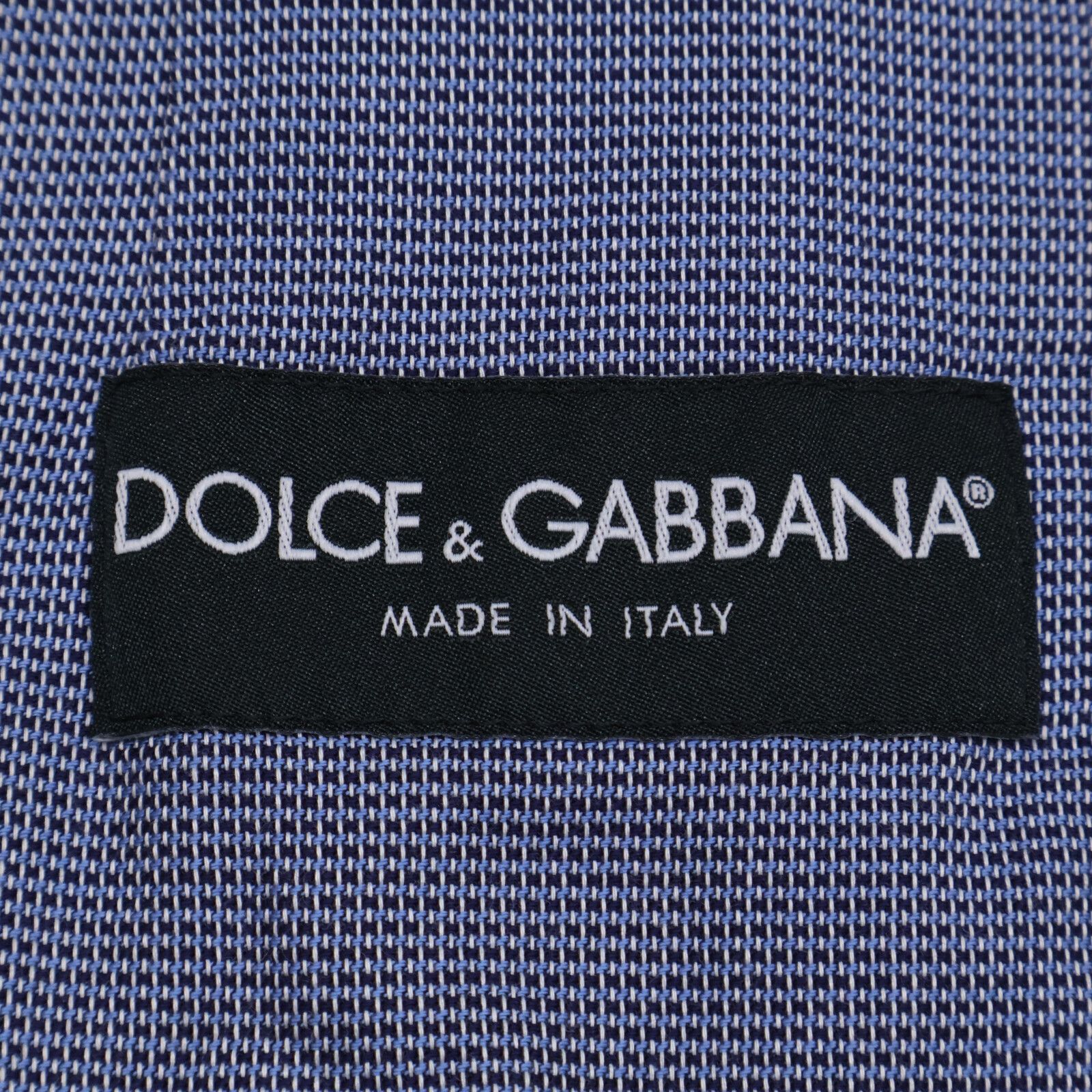 【専用】dolce&gabbana コットンジャケット　44 DOLCE&GABBANA ドルチェアンドガッバーナ ﾌﾞﾙｰ ｺｯﾄﾝ ｼﾞｬｹｯﾄ 44