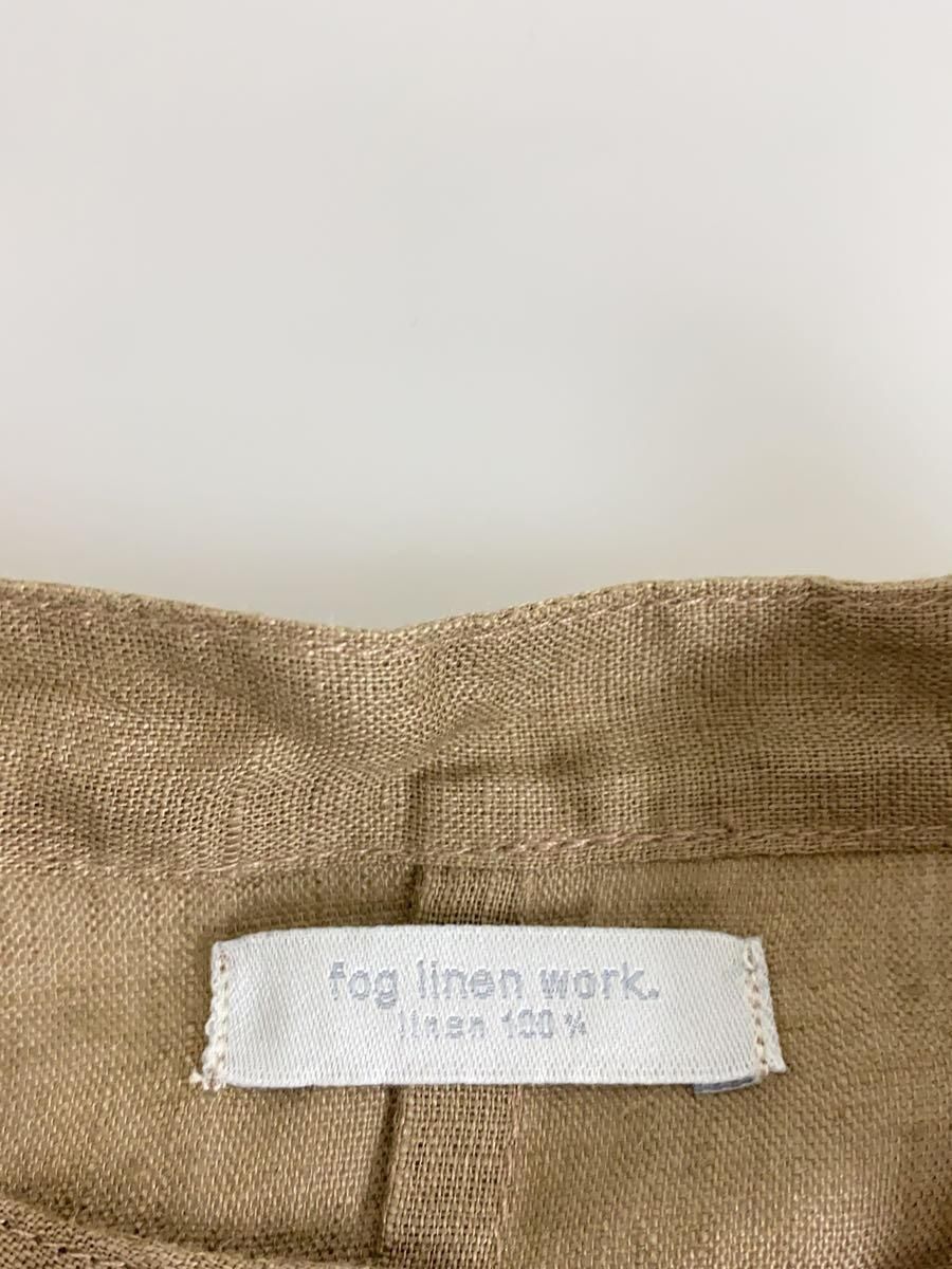 fog linen work フォグリネンワーク シャツワンピース リネン ブラウン