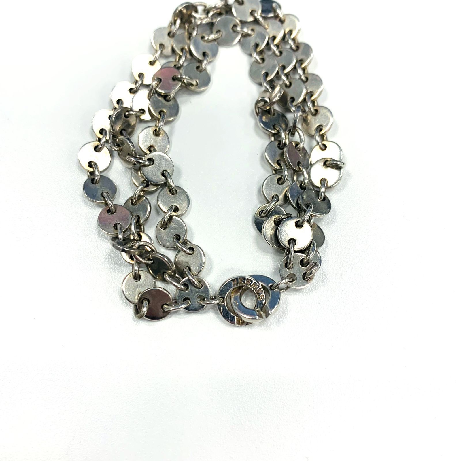 HERMES triple chain ブレスレット X0532