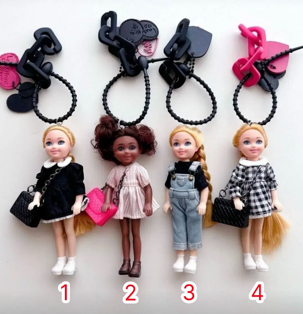 Barbie(バービー) - Keychain - Live Action Barbie(バービー) ドール 人形 フィギュア Barbie バービーチャーム マテル社 ドールチャームバービーキーホルダー