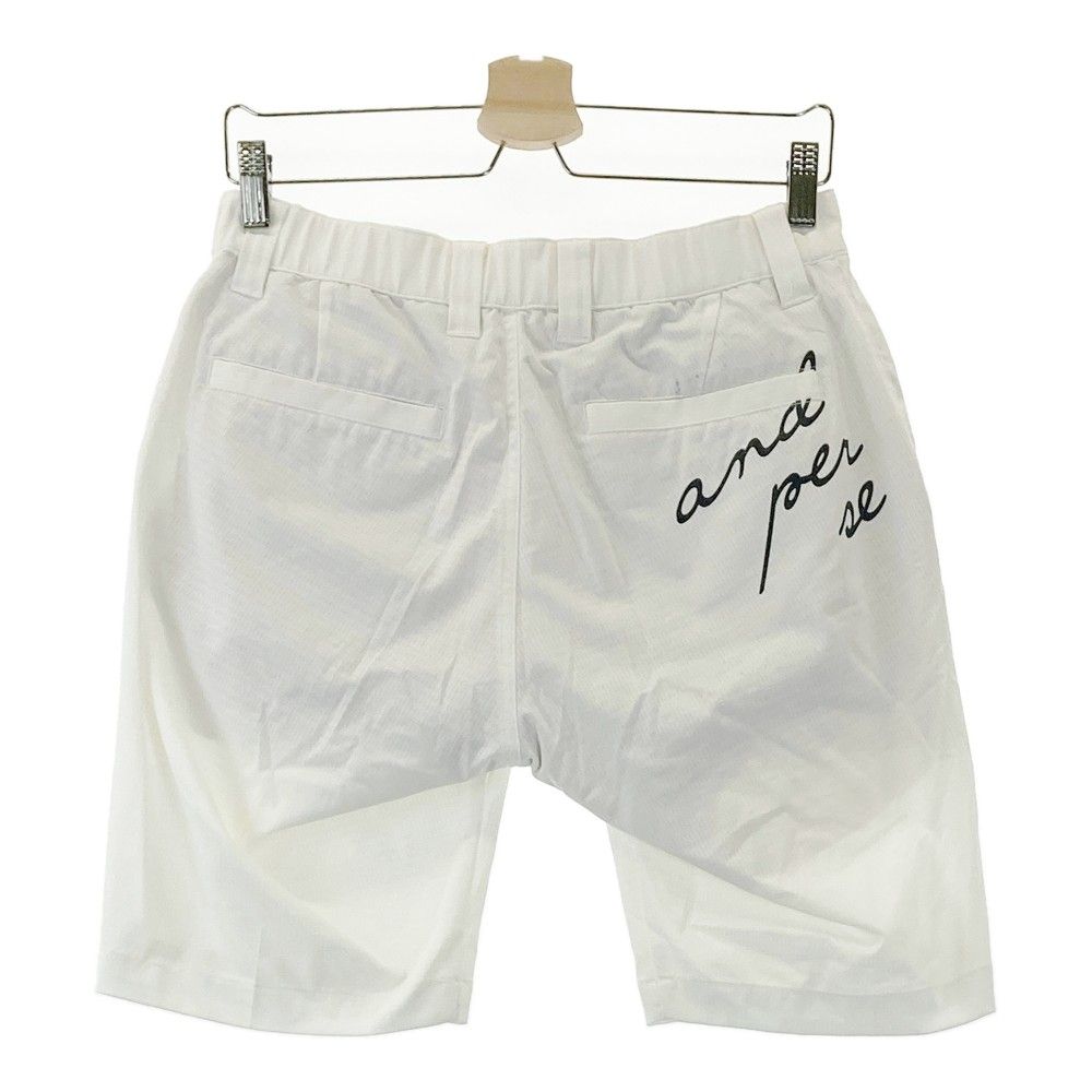 and per seホワイト メンズゴルフハーフパンツ M アンパスィ