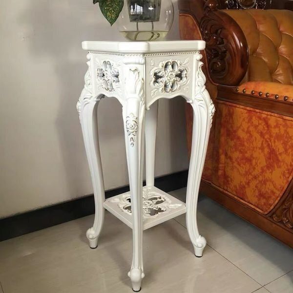 大人気◆ サイドテーブル◆コンソールテーブル◆玄関テーブル◆ 花台◆アンティーク調デザイン◆植木鉢置き◆