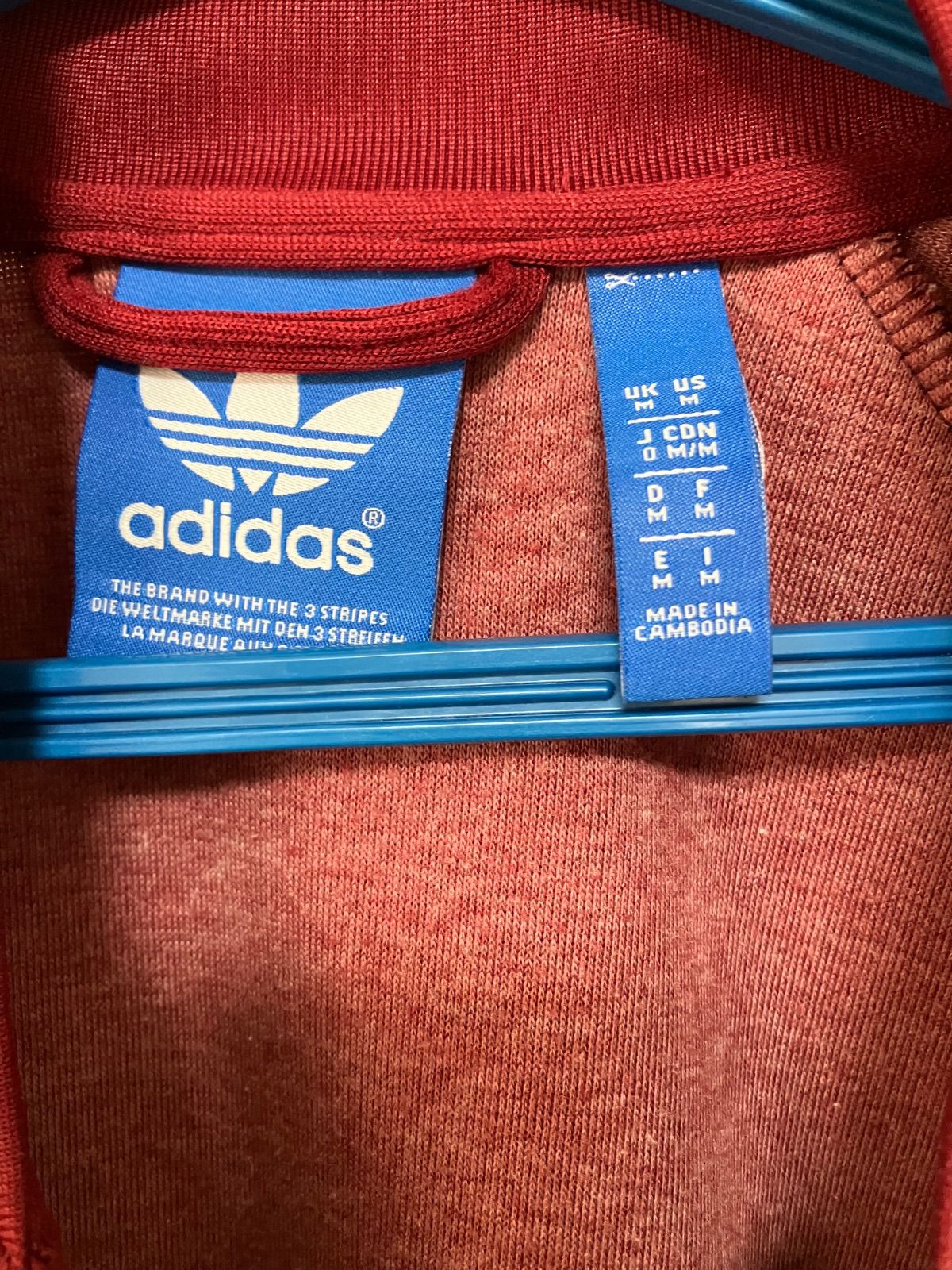 古着 80s アディダス ATP トラックジャケット ワインレッド