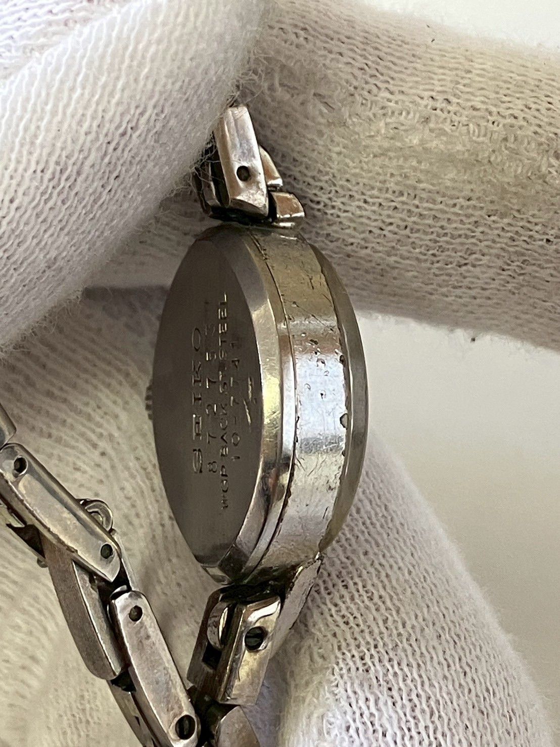 中古品】 SEIKOセイコー SOLARソーラー 17JEWELS 腕時計 10-7741 手