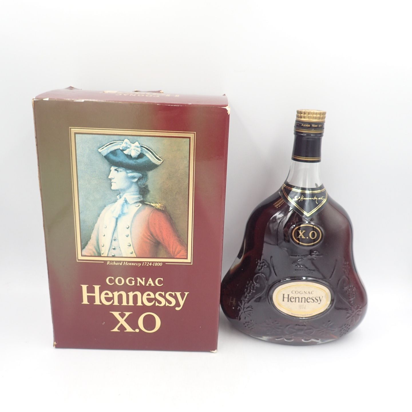 ヘネシーXO クリアボトル 金キャップ 1000ml Hennessy【R1】 - メルカリ