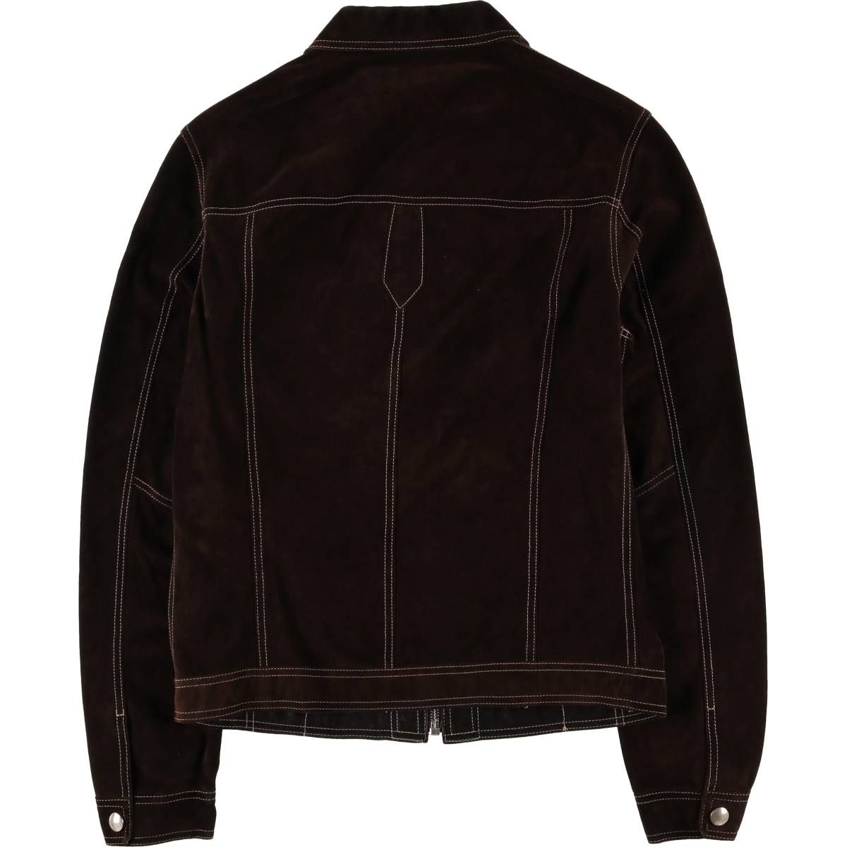 古着 ヒューゴボス HUGO BOSS スエードレザージャケット メンズM相当 eaa589959