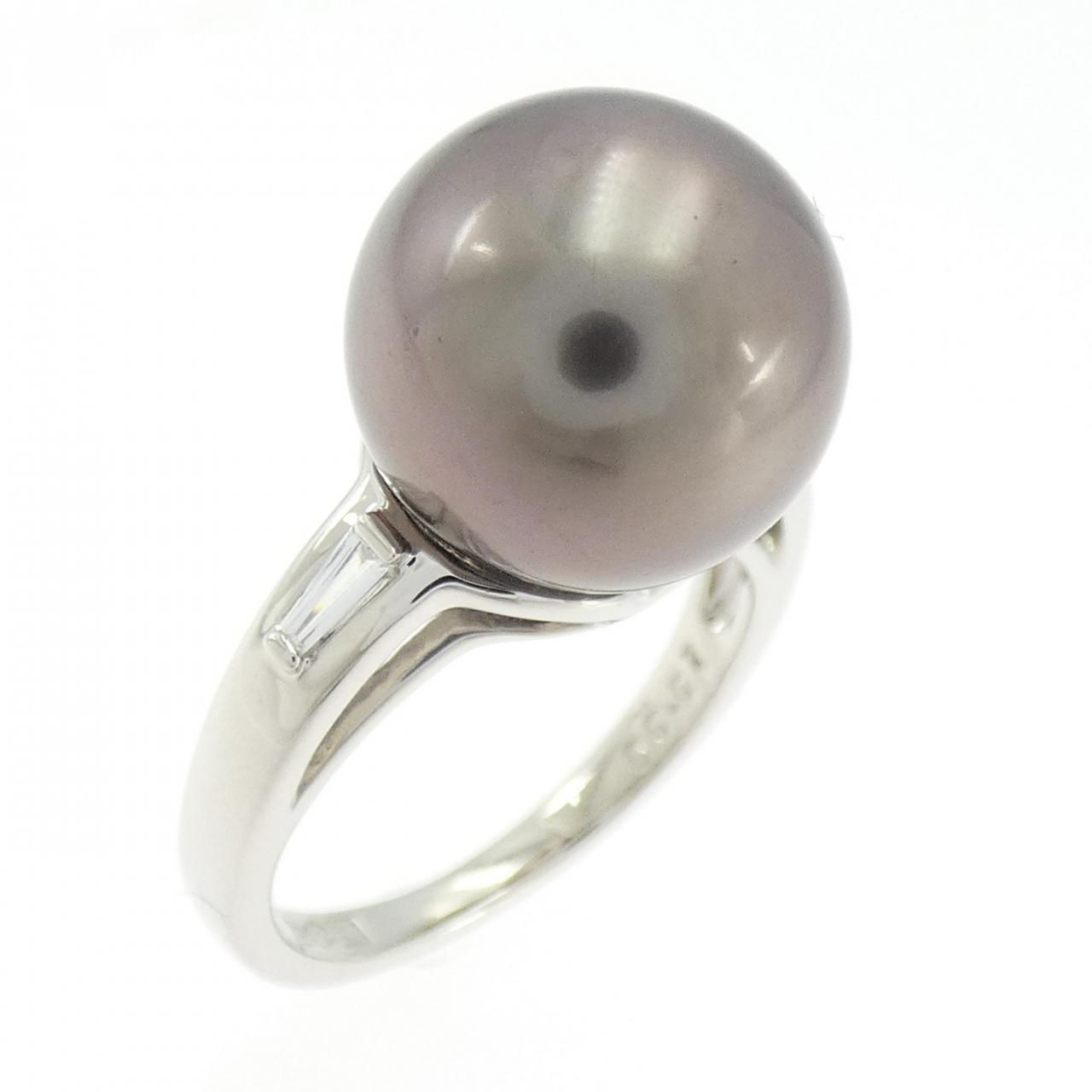 ギンザ タナカ 黒蝶パール リング 12.1mm