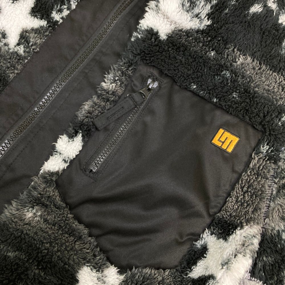 サイズ：LL LOUD MOUTH ラウドマウス ボアジャケット ブラック系