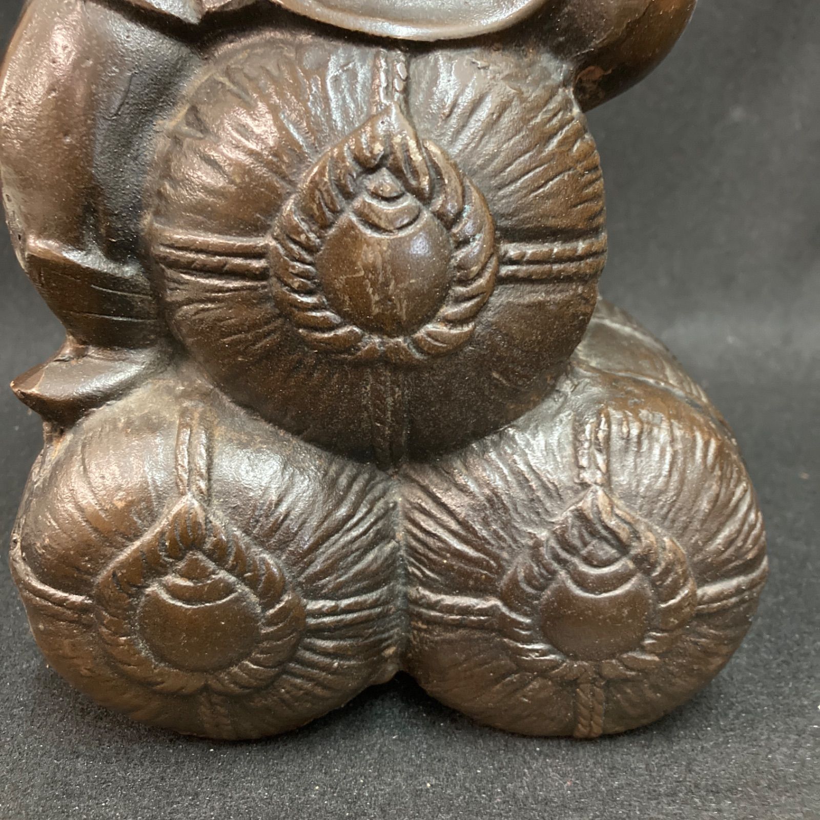 恵比寿様 鉄製 布袋像 大黒天 福耳 縁起物 七福神 神様 鉄