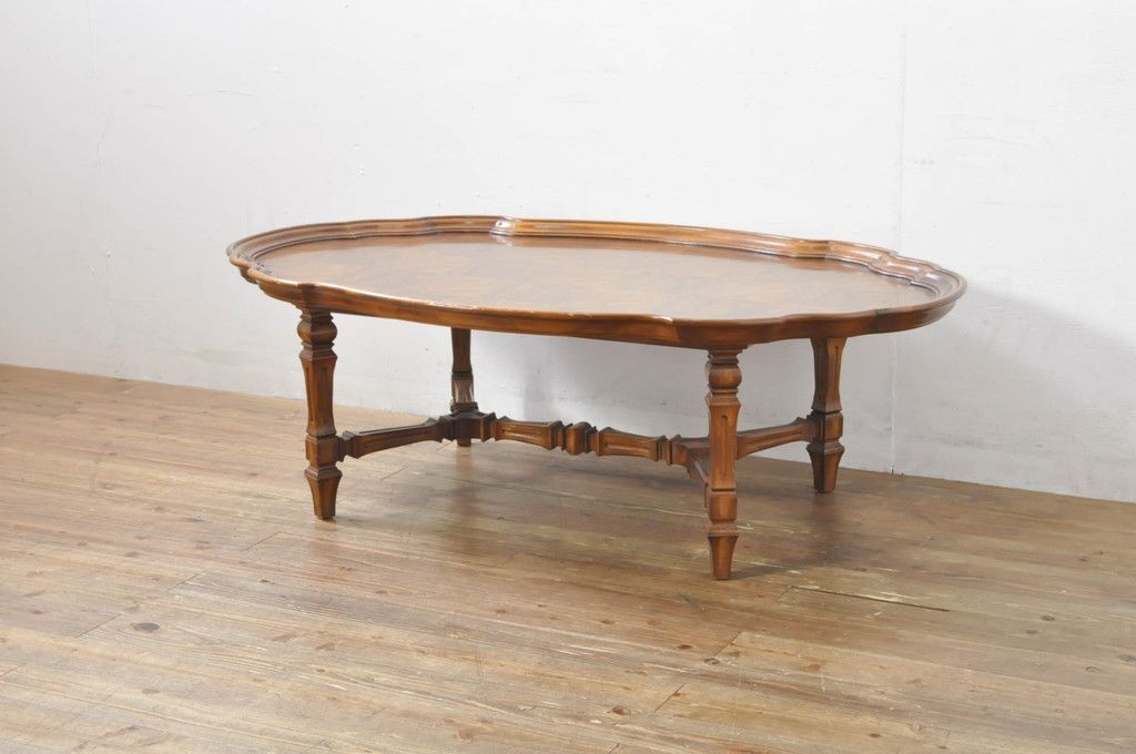 新作入荷，最新作 ★事前問合せ必須★ DREXEL HERITAGE ドレクセルヘリテイジ カクテルテーブル 中古 美品 Cameo Classics キャメオクラシックス センターテーブル ローテーブル リビングテーブル リペア+発送まで3週 サイドテーブル・ナイトテーブル・ローテーブル