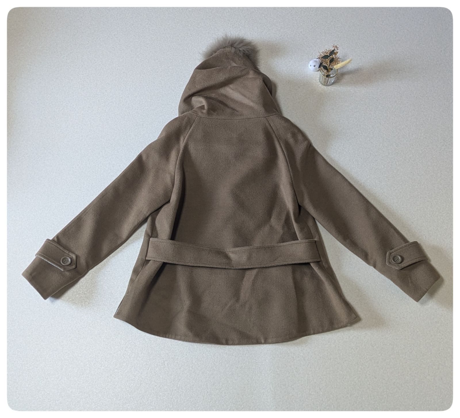 ルイルエブティック☆リアルフォックスファー付きケープ ルイ ルエ