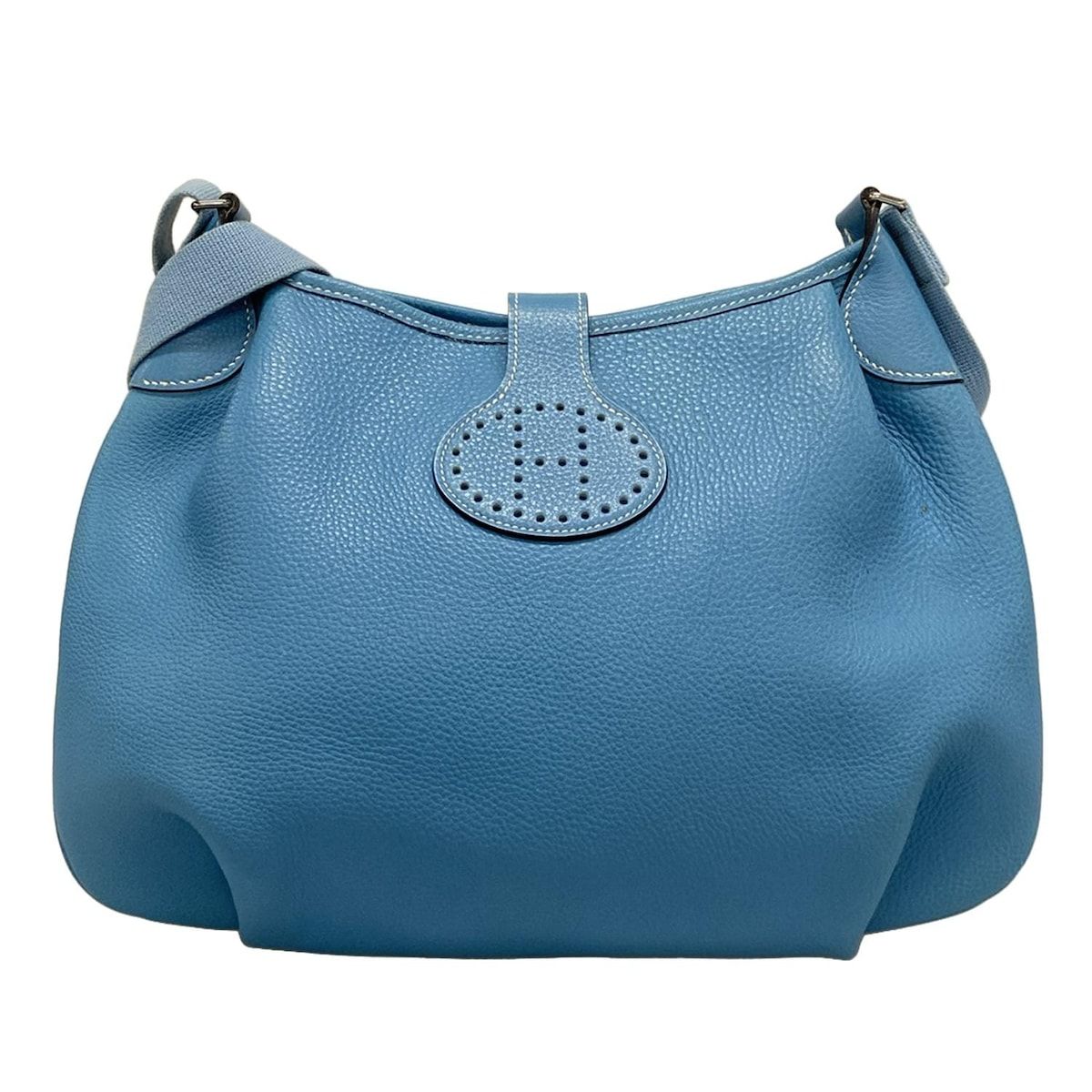 【鮮やかなBlueでコーデに映える】HERMES ショルダーバッグ 鮮やかなBlueでコーデに映える】HERMES ショルダーバッグ 鮮やか