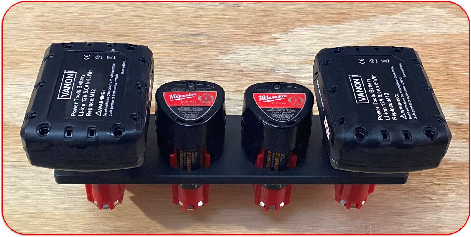 Milwaukee M12用バッテリーホルダー