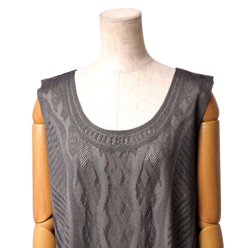 【美品】プリーツプリーズ ワンピース メッシュ サイズL相当 □美品□PLEATS PLEASE ISSEY MIYAKE プリーツプリーズ イッセイ