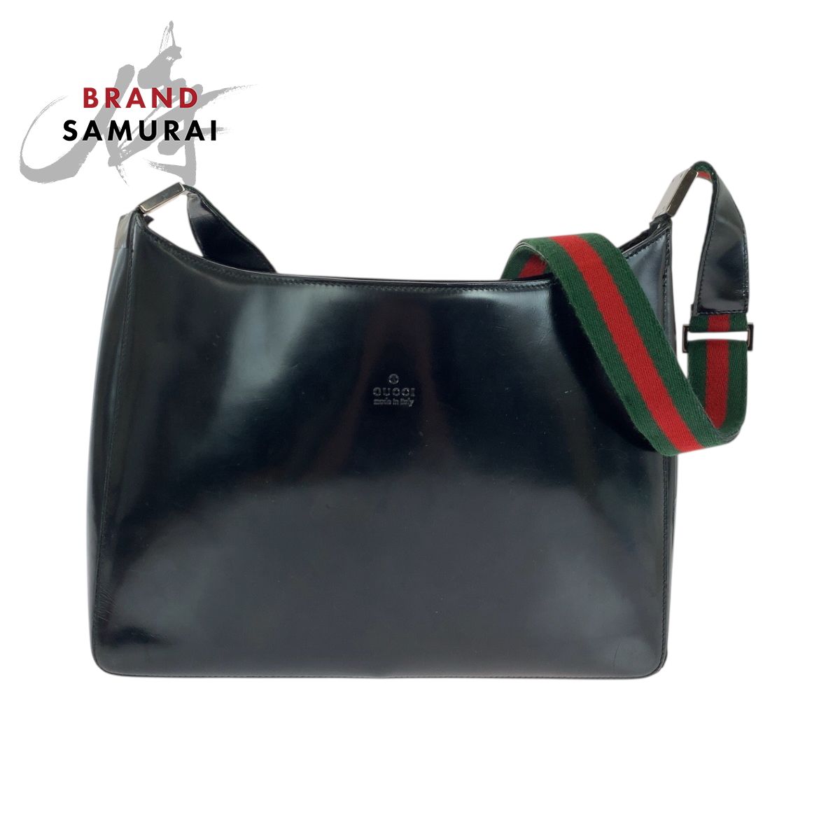 GUCCI グッチ シェリーライン ブラック 黒 シルバー金具