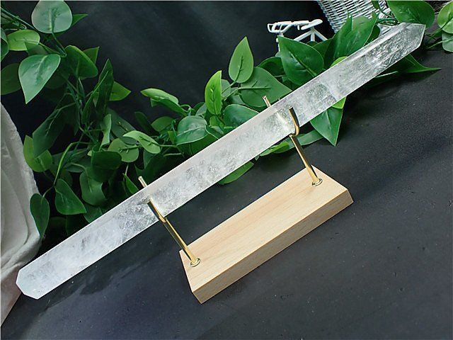 396mm AAA級天然水晶六角柱B85B2/188B40C 【公式通販】